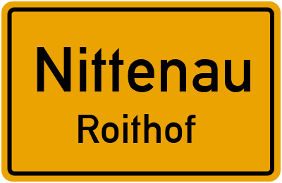 Straßenverzeichnis Nittenau Roithof