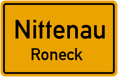Straßenverzeichnis Nittenau Roneck