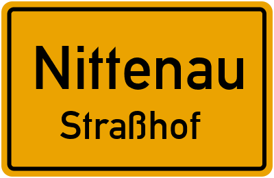 Straßenverzeichnis Nittenau Straßhof