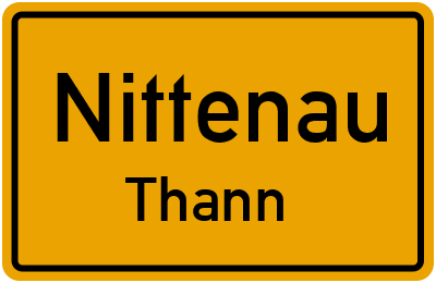 Straßenverzeichnis Nittenau Thann