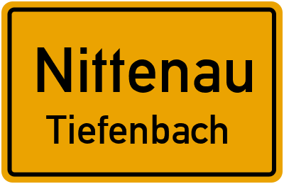 Straßenverzeichnis Nittenau Tiefenbach
