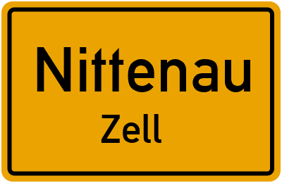Straßenverzeichnis Nittenau Zell