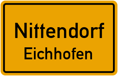 Straßenverzeichnis Nittendorf Eichhofen