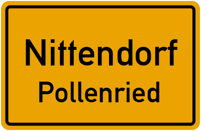 Straßenverzeichnis Nittendorf Pollenried