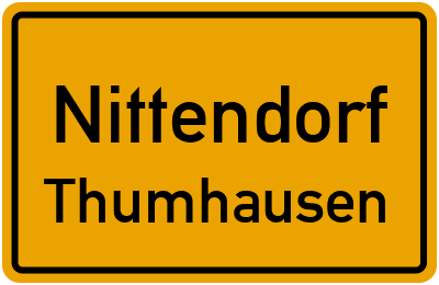 Straßenverzeichnis Nittendorf Thumhausen
