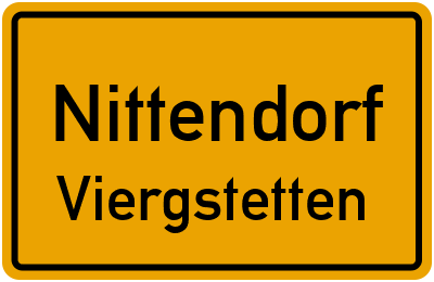 Straßenverzeichnis Nittendorf Viergstetten