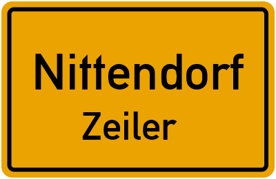 Straßenverzeichnis Nittendorf Zeiler