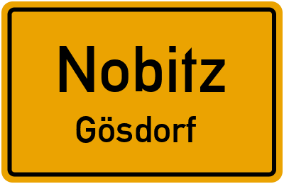 Straßenverzeichnis Nobitz Gösdorf