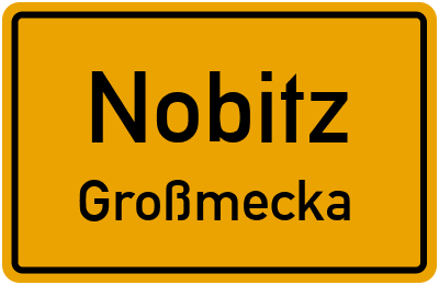 Straßenverzeichnis Nobitz Großmecka