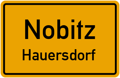 Straßenverzeichnis Nobitz Hauersdorf