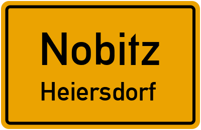 Straßenverzeichnis Nobitz Heiersdorf