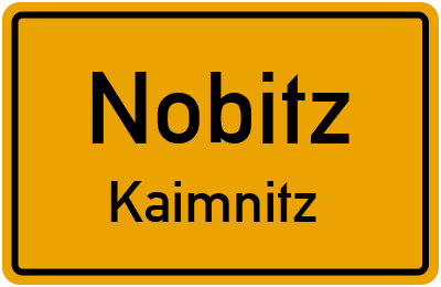Straßenverzeichnis Nobitz Kaimnitz