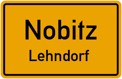 Straßenverzeichnis Nobitz Lehndorf
