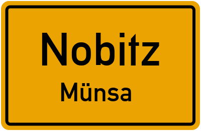 Straßenverzeichnis Nobitz Münsa