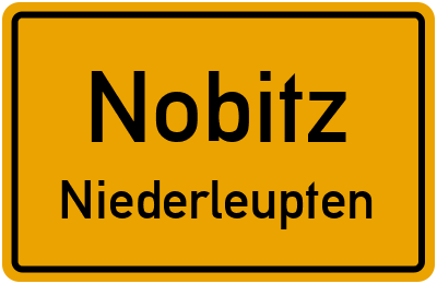 Straßenverzeichnis Nobitz Niederleupten