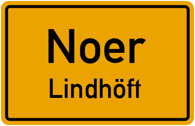 Straßenverzeichnis Noer Lindhöft