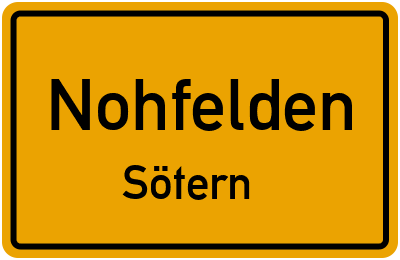 Straßenverzeichnis Nohfelden Sötern