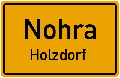 Straßenverzeichnis Nohra Holzdorf