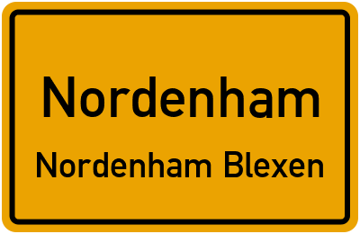 Straßenverzeichnis Nordenham Nordenham Blexen