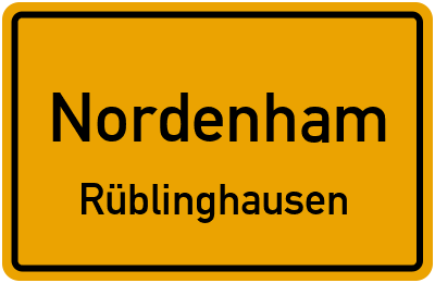 Straßenverzeichnis Nordenham Rüblinghausen