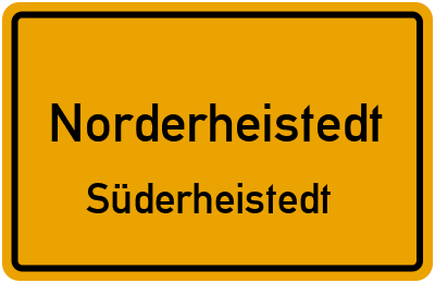 Straßenverzeichnis Norderheistedt Süderheistedt