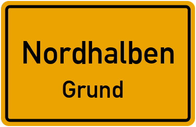 Straßenverzeichnis Nordhalben Grund