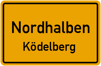 Straßenverzeichnis Nordhalben Ködelberg