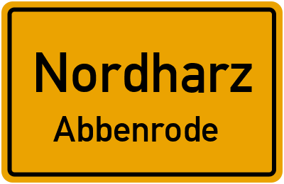 Straßenverzeichnis Nordharz Abbenrode