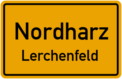 Straßenverzeichnis Nordharz Lerchenfeld