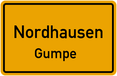 Straßenverzeichnis Nordhausen Gumpe