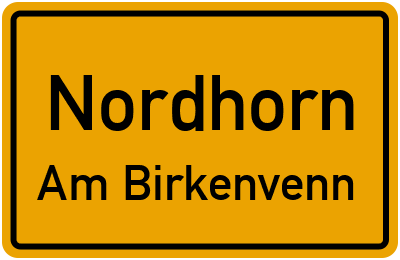 Straßenverzeichnis Nordhorn Am Birkenvenn