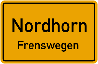 Straßenverzeichnis Nordhorn Frenswegen