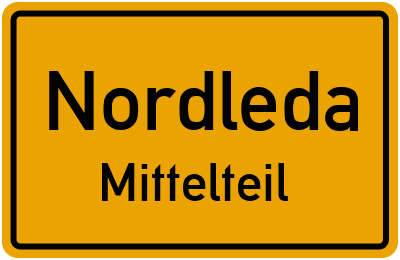 Straßenverzeichnis Nordleda Mittelteil