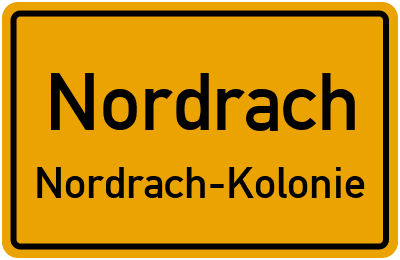 Ortsschild Nordrach Nordrach-Kolonie