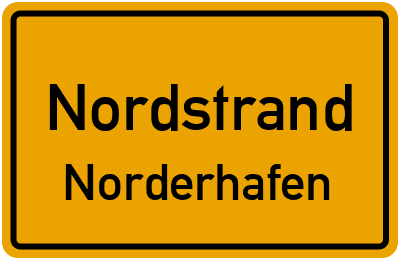 Straßenverzeichnis Nordstrand Norderhafen