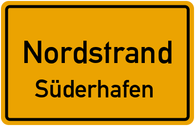 Straßenverzeichnis Nordstrand Süderhafen