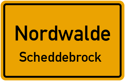 Straßenverzeichnis Nordwalde Scheddebrock