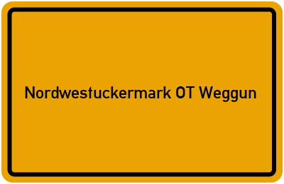 Branchenbuch Nordwestuckermark OT Weggun, Brandenburg
