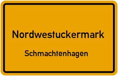Straßenverzeichnis Nordwestuckermark Schmachtenhagen