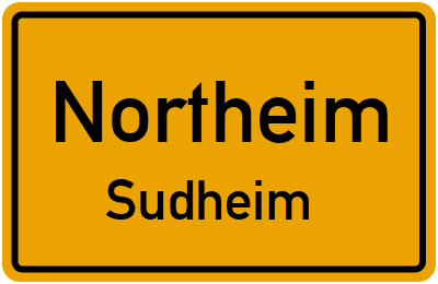 Straßenverzeichnis Northeim Sudheim