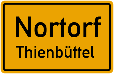 Straßenverzeichnis Nortorf Thienbüttel