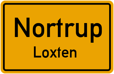 Straßenverzeichnis Nortrup Loxten