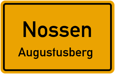 Straßenverzeichnis Nossen Augustusberg