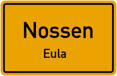 Straßenverzeichnis Nossen Eula