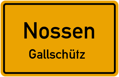 Straßenverzeichnis Nossen Gallschütz