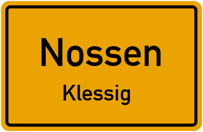 Straßenverzeichnis Nossen Klessig