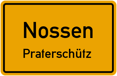 Straßenverzeichnis Nossen Praterschütz