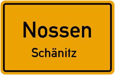Straßenverzeichnis Nossen Schänitz