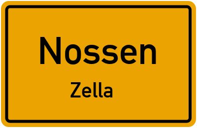 Straßenverzeichnis Nossen Zella
