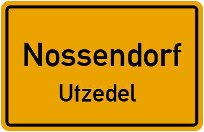 Straßenverzeichnis Nossendorf Utzedel